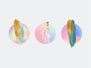 GRADIENT PAINTED PLANETS