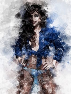 MENINA AZUL