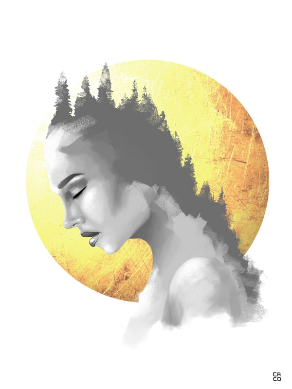 FOREST IN GOLD