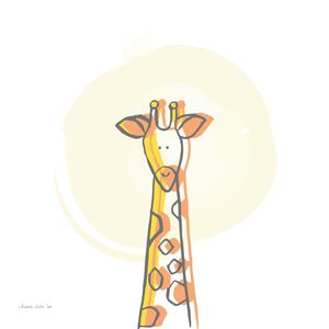 GIRAFA N.1 - COLEÇÃO BICHINHOS TONS PASTÉIS