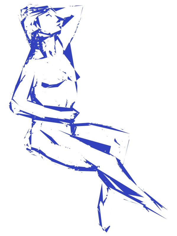 WOMAN IN BLUE