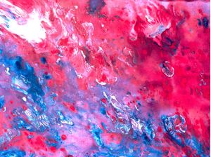 FLUIR EM AZUL E MAGENTA