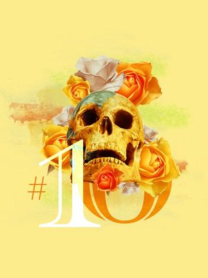 FLOWERS SKULL #10