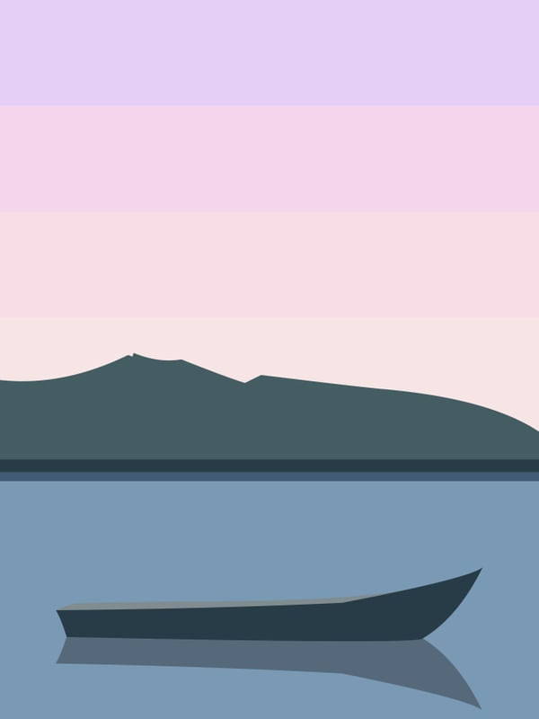 O BARCO AZUL