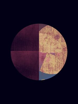 BLACK AND GOLD CIRCLE 48