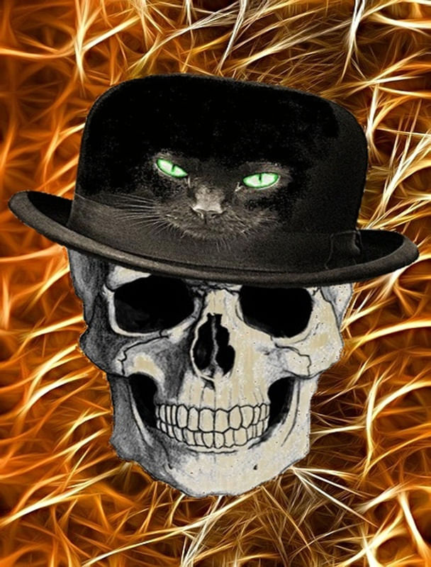 CAVEIRA COM CHAPÉU
