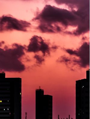 ENTARDECER VIOLETA