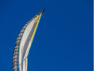 VELA BARCO AZUL