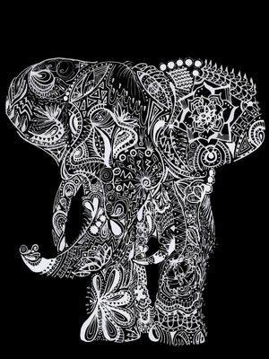 ELEFANTE MAORI BLACK