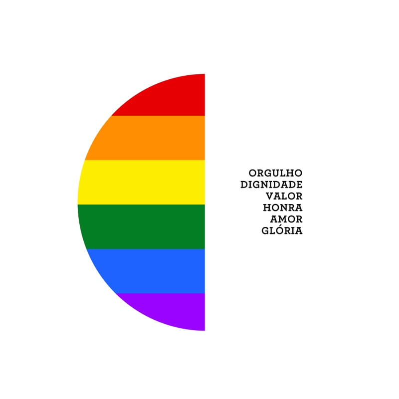 PROUD COM ORGULHO