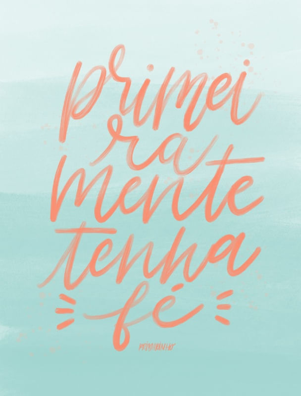 PRIMEIRAMENTE