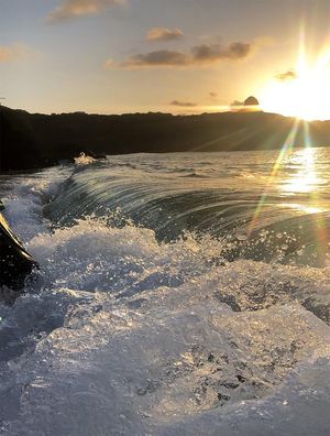 POR DO SOL EM FERNANDO DE NORONHA