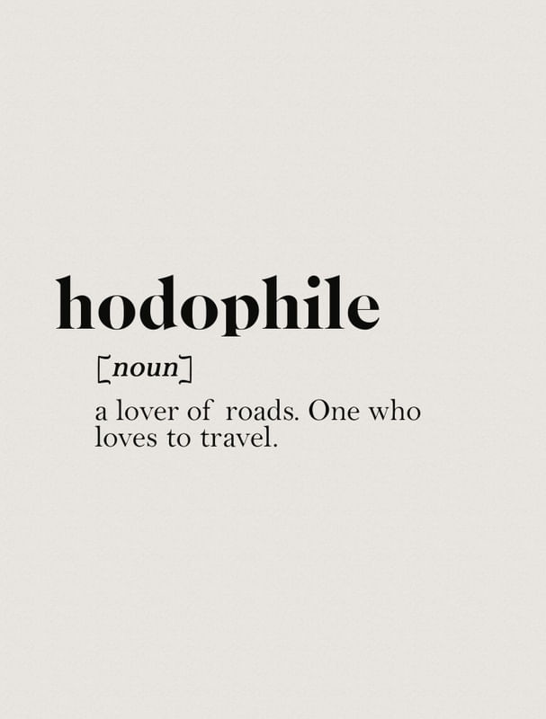 SÉRIE TERMOS: HODOPHILE
