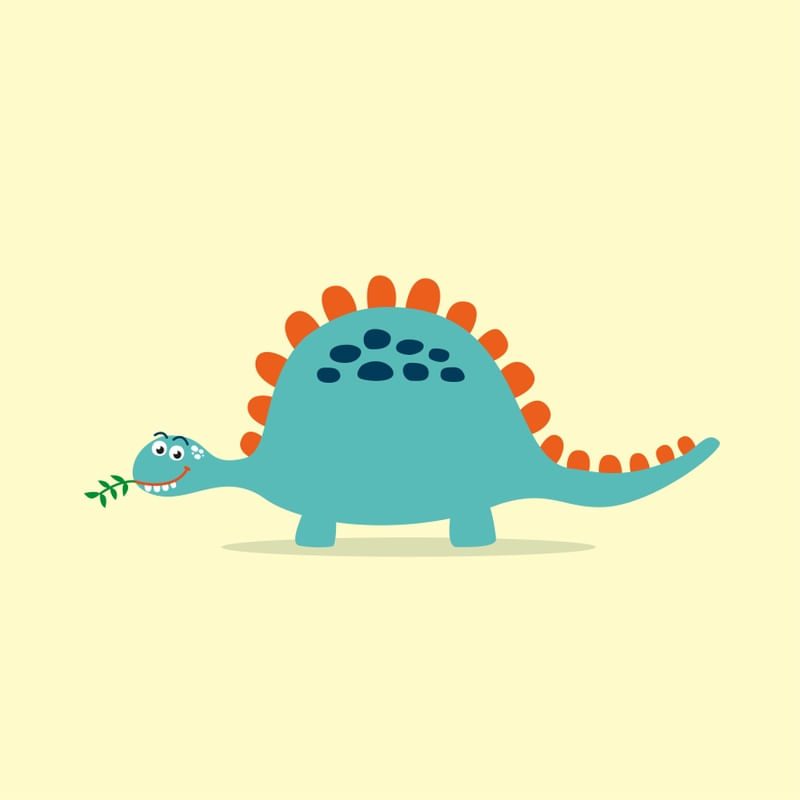 DINO INFANTIL CREME QUADRADO