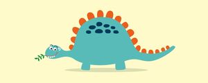 DINO INFANTIL AMARELO PANORAMICO