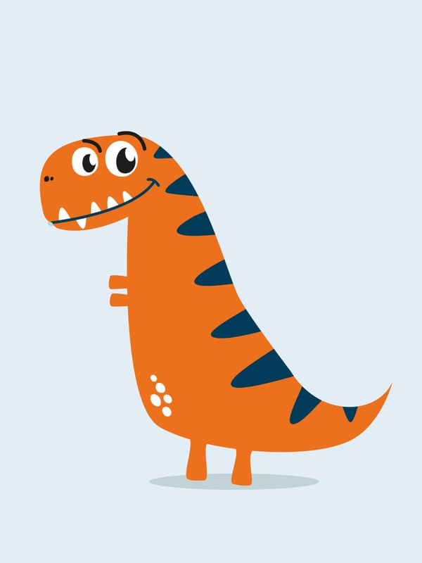 DINO INFANTIL T-REX RETRATO