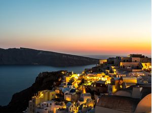 SANTORINI ENTARDECER