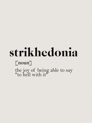 SÉRIE TERMOS: STRIKEHEDONIA