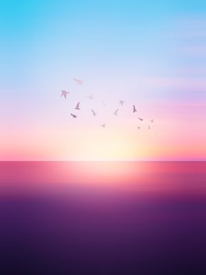 ABSTRACT SUNSET VIII