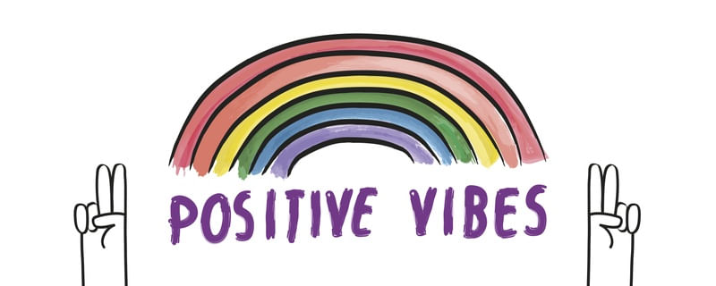 POSITIVE VIBES FINGERS