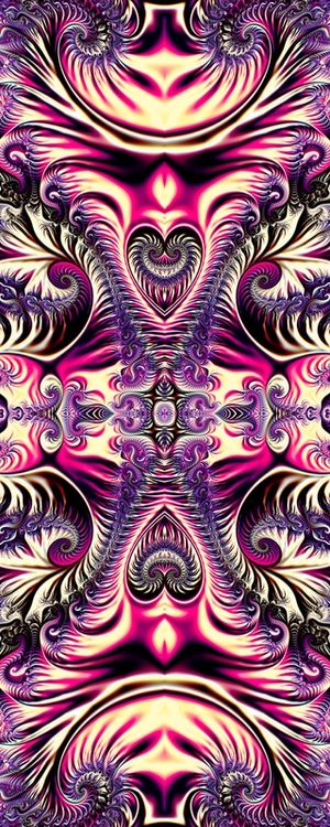 FRACTAL ART I - PANORAMIC VERTICAL