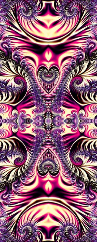 FRACTAL ART I - PANORAMIC VERTICAL