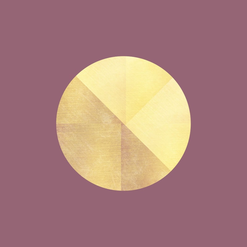 BLACK AND GOLD CIRCLE 19 SQ