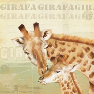 GIRAFA E FILHOTE