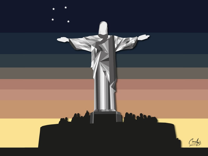 CRISTO REDENTOR - LOWPOLY