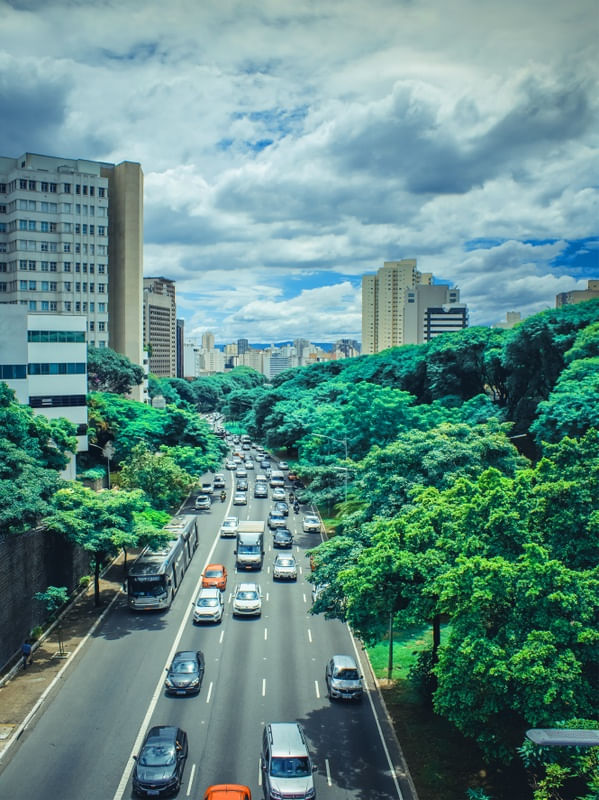 AVENIDA 23 DE MAIO COLORIDA E CHEIA