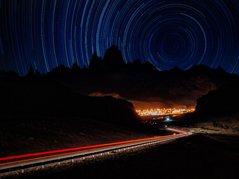 EL CHALTEN, FITZROY STARTRAIL