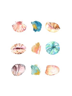 SEA AND BRUSH STROKES