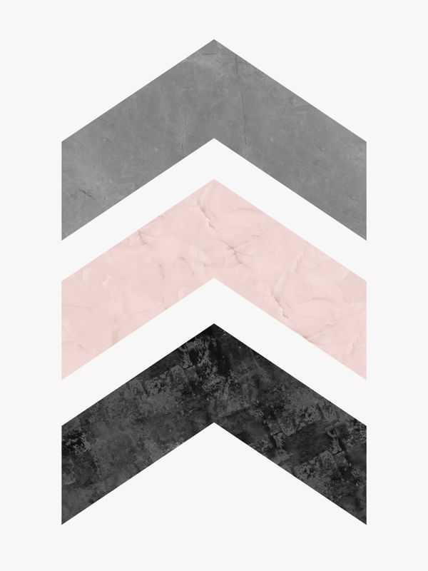 CHEVRON CINZA E ROSA