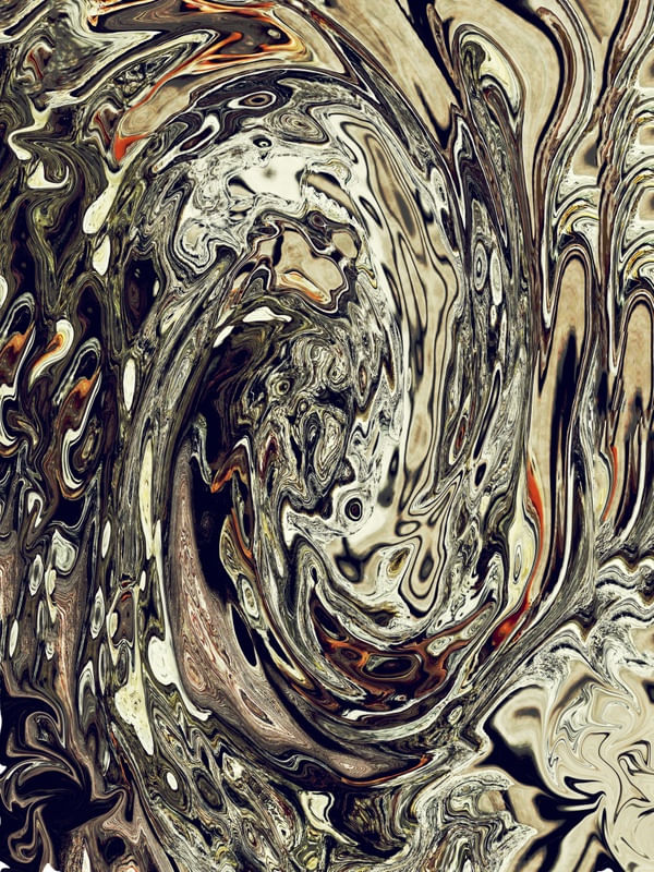 ABSTRACT MARBLE PAINTING XII