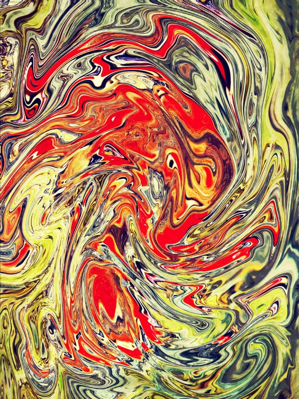 ABSTRACT MARBLE PAINTING XV