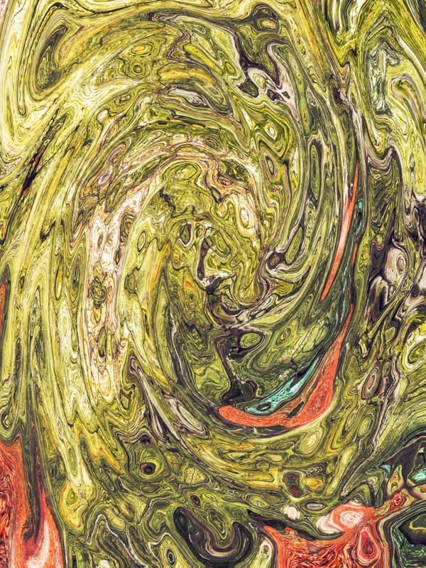 ABSTRACT MARBLE PAINTING XVIII