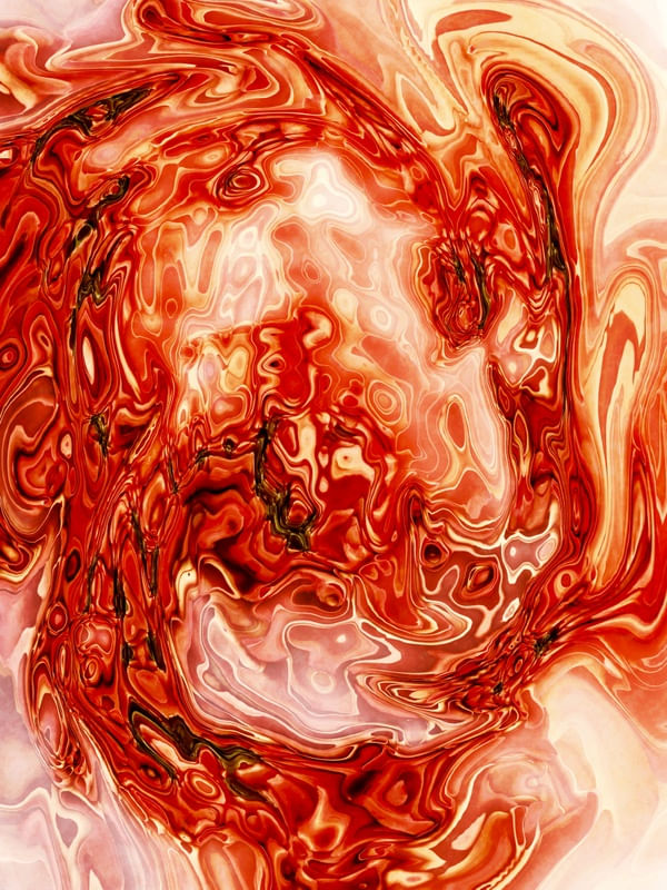 ABSTRACT MARBLE PAINTING XX