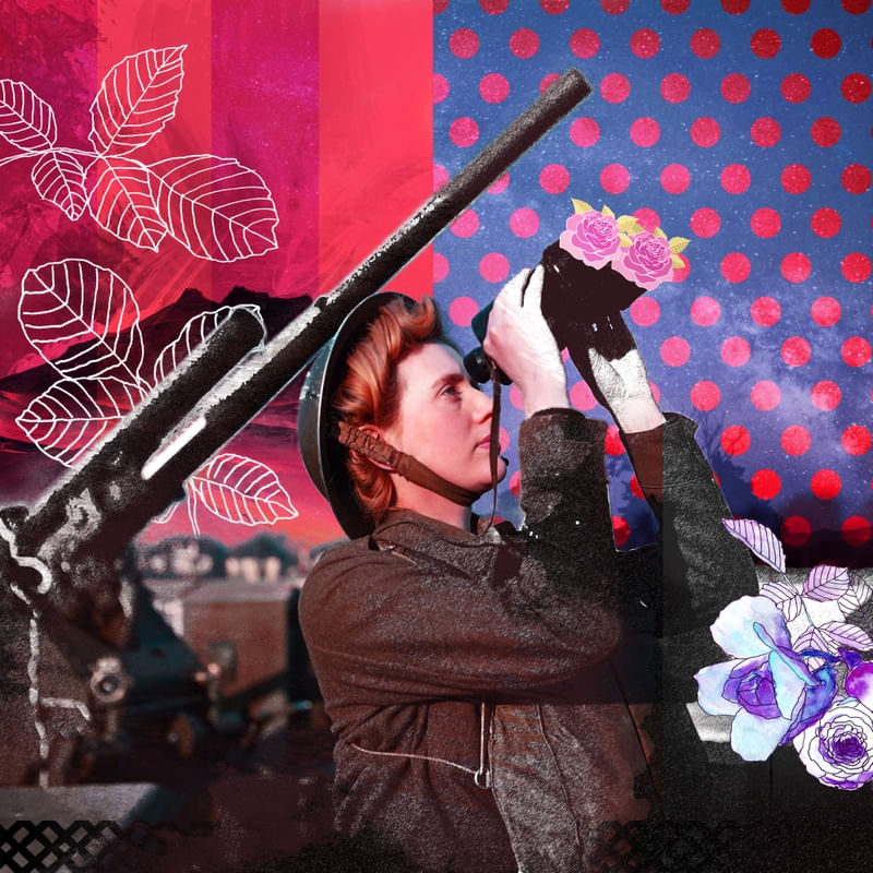 WOMAN IN WAR - 1945
