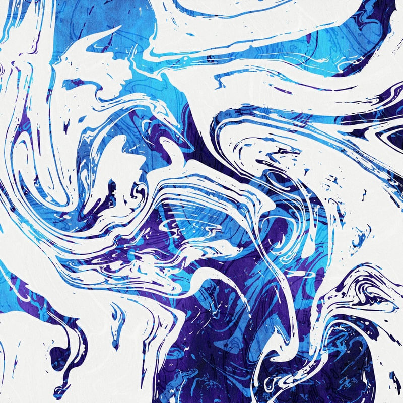 BLUE DRAGON MARBLE I - SQUARE