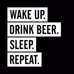 DRINK BEER - BLACK