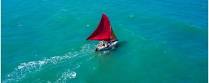PINTO UM BARCO A VELA