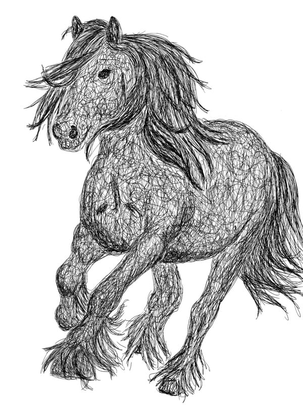 CAVALO EM RISCOS 1