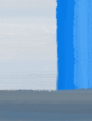 PINTURA EM TONS AZUL CLARO