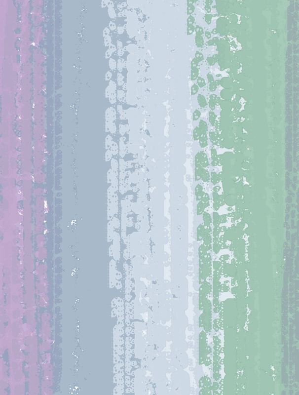 LISTRAS EM LAVANDA E VERDE