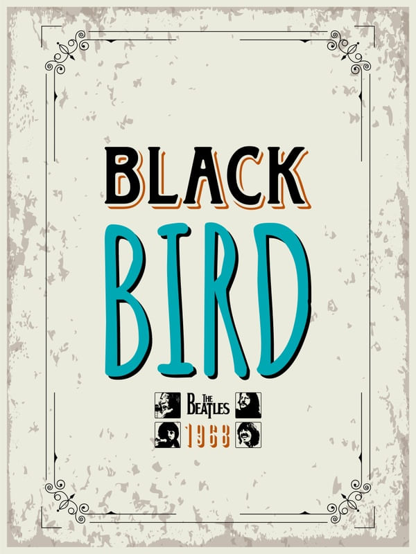 COLEÇÃO BEATLES - BLACK BIRD 1968