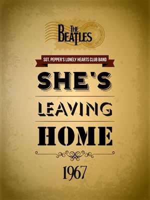 COLEÇÃO BEATLES - SHE'S LEAVING HOME 1967