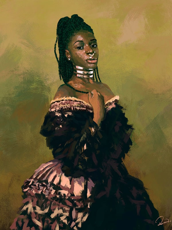 DAMA NEGRA_RETRATO_120X160