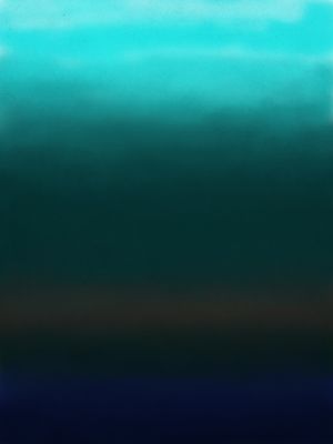 ABSTRATO LAGOON PINTURA VERDE E AZUL