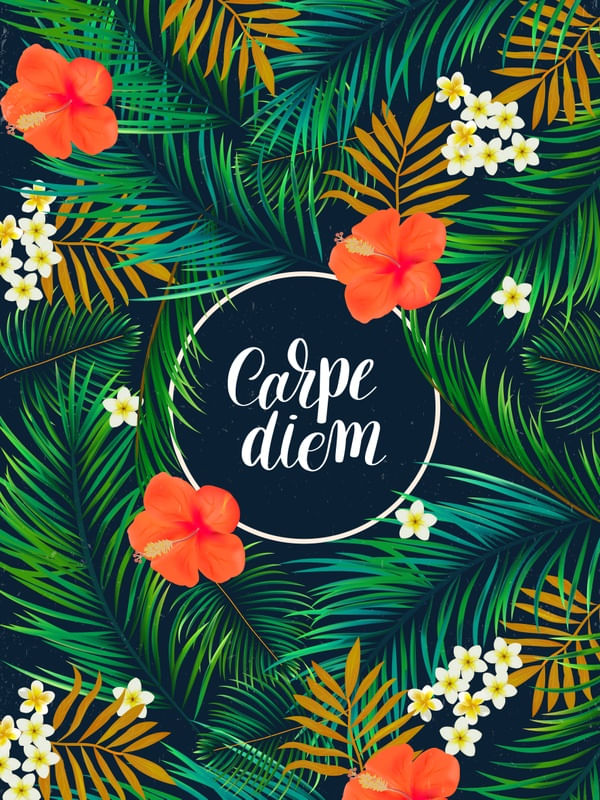 CARPE DIEM FLORES E FOLHAGENS VERDES