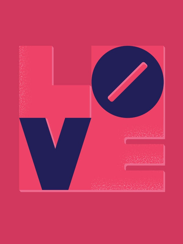 LOVE - TIPOGRAFIA
